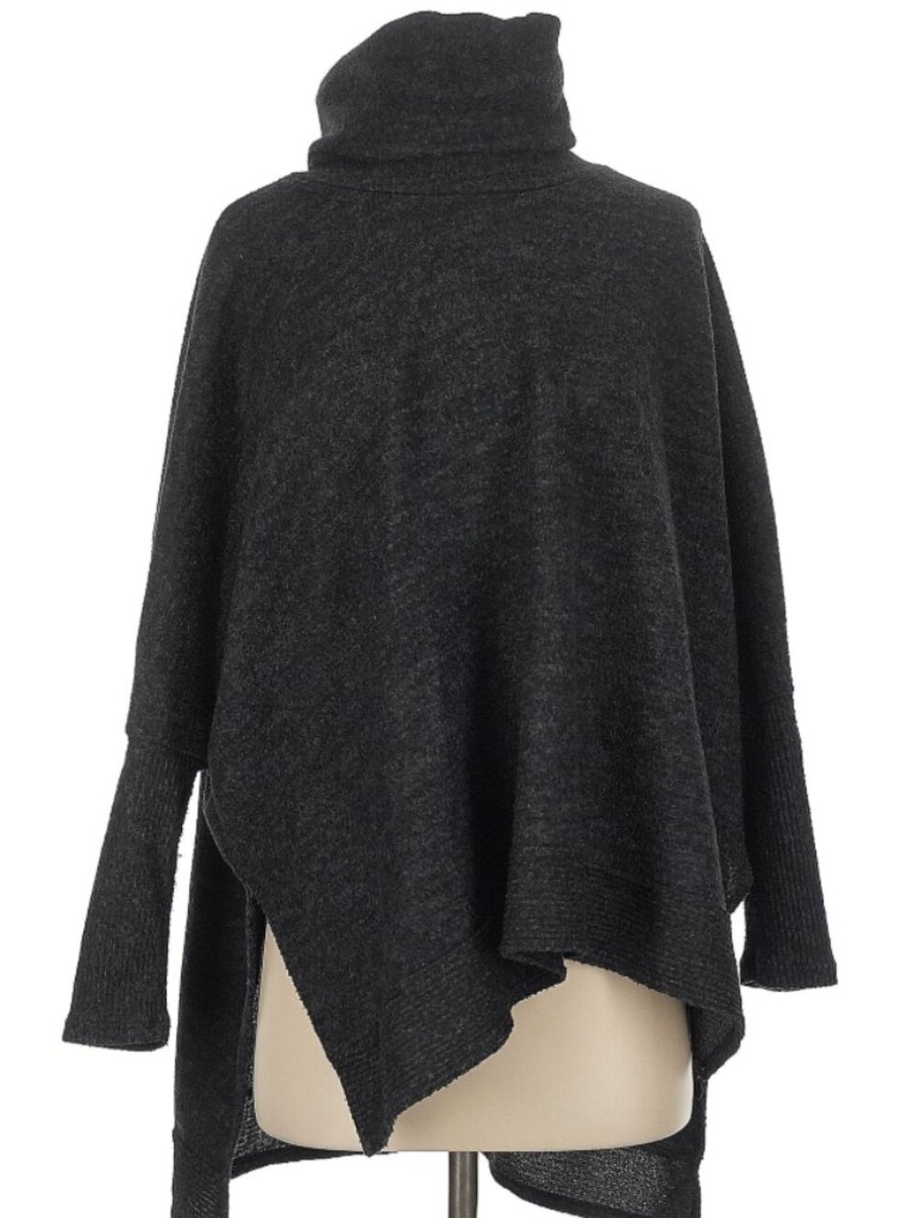 🍂Dark Grey Oversized Turtleneck Sweater